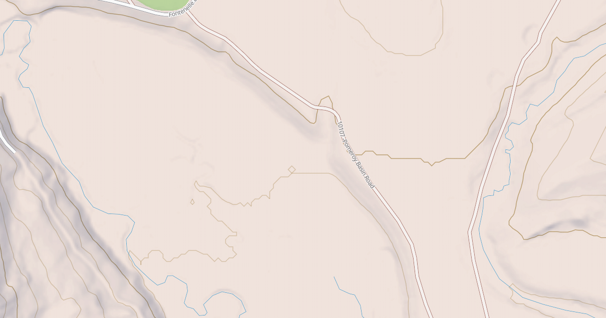 Map preview of POMEROY BASIN RD