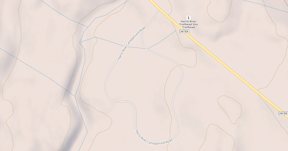 Map preview of HARRIS RIVER CAMPGROUND