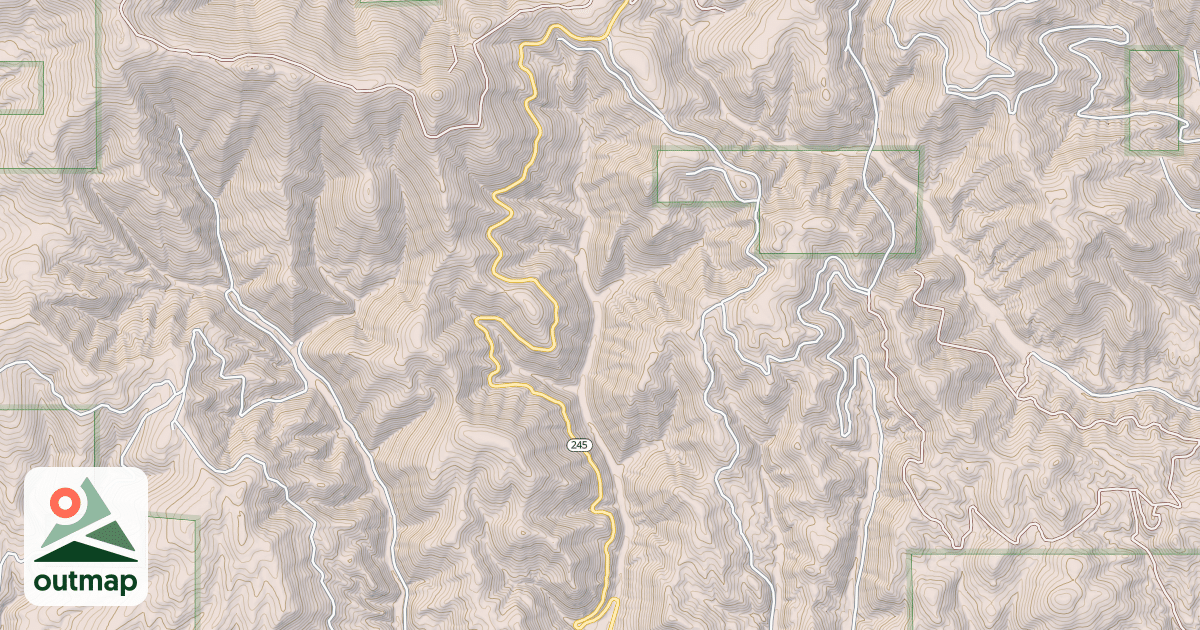 Map of MILL CR.