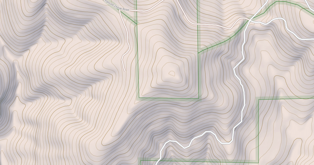 Map preview of PALOUSE DIVIDE G