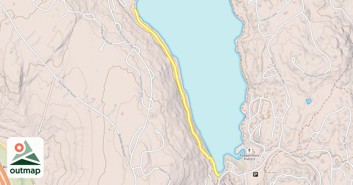 Map of Eastman Lake Trail