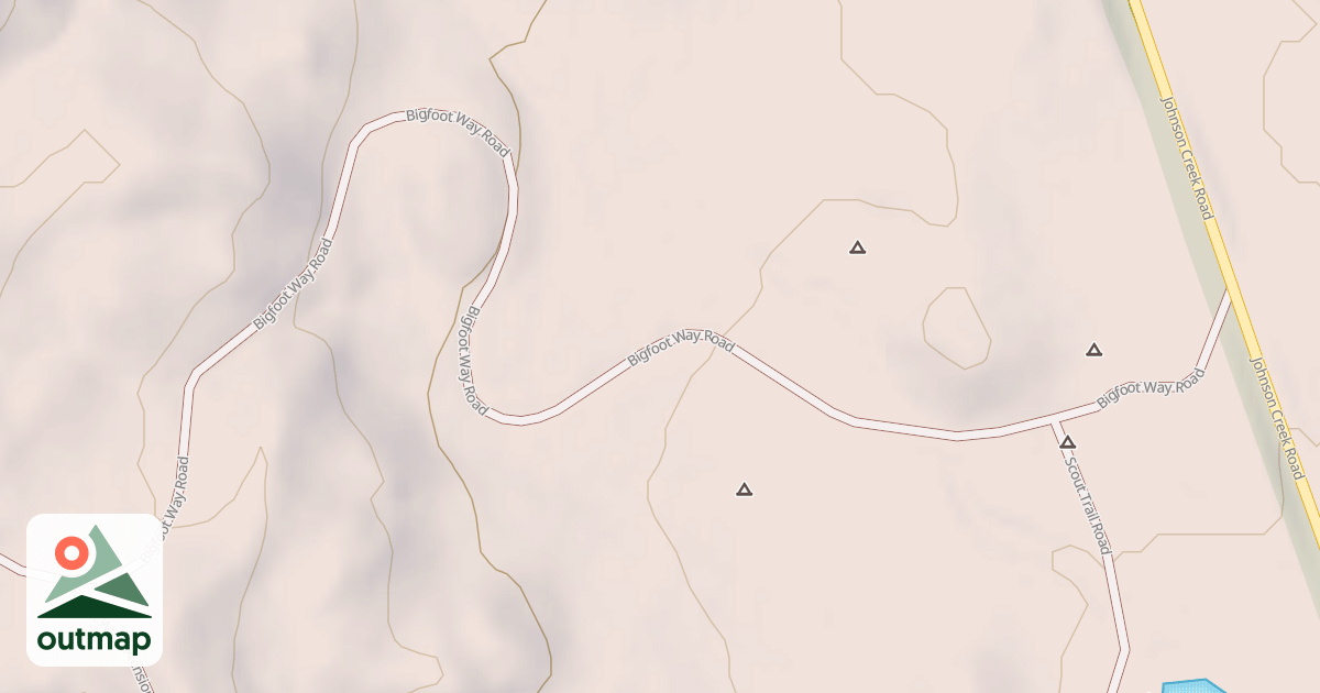 Map of BIGFOOT WAY