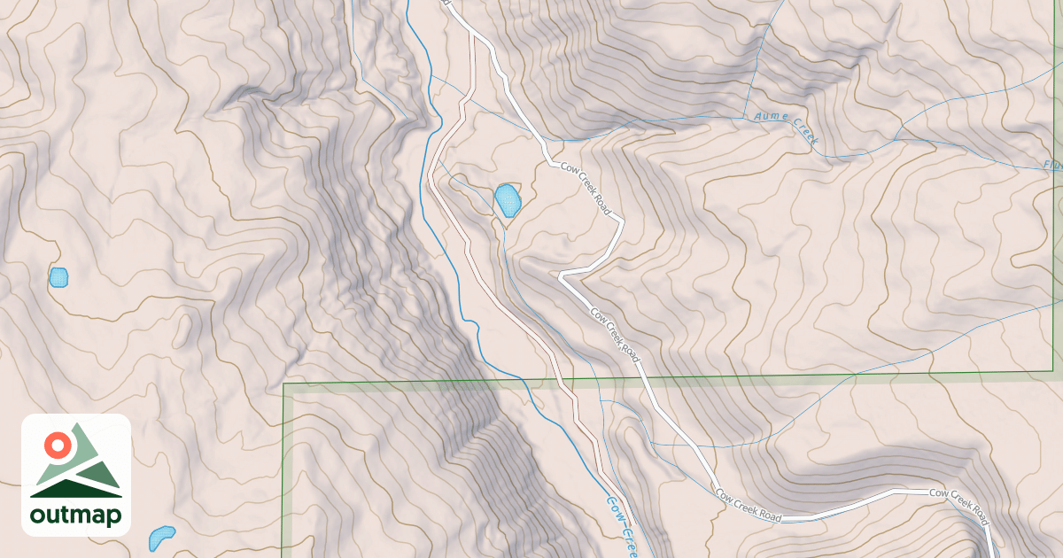 Map of USFS Motor Vehicle Use Map Roads {998D76B0-6732-4485-B41C-42A5D257D769}