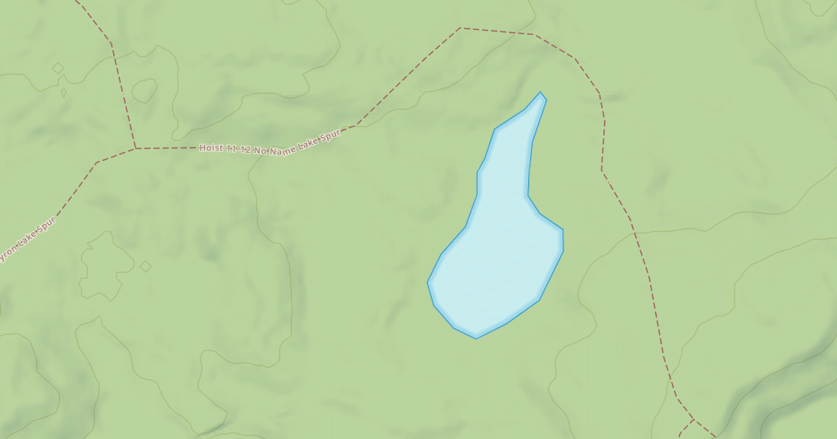 Map preview of Hoist, 11-12 No Name Lake Spur