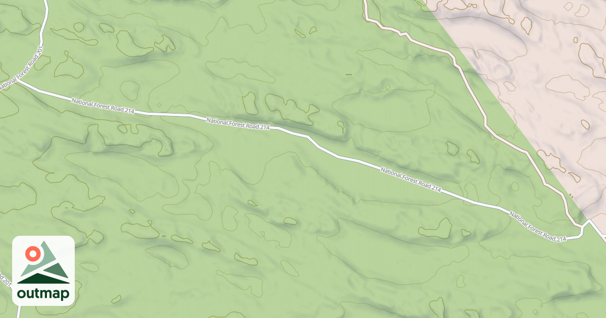 Map of COUNTY LINE-WEST