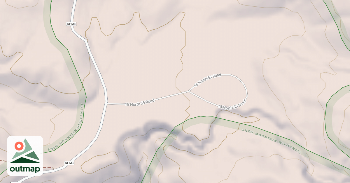 Map of LOWER NYE CAMP