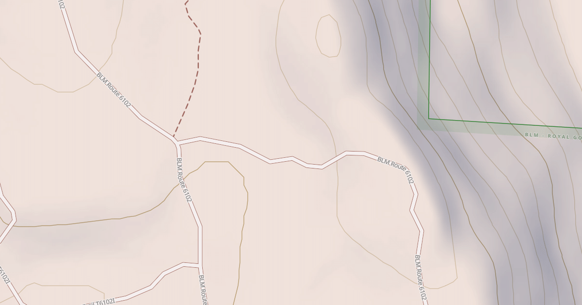 Map preview of BLM National GTLF Public Motorized Roads b1aec8e3-c7d4-4d82-9973-c83ab89eb722