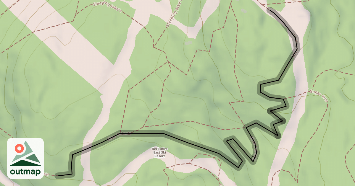 Map of Blue Pulaski
