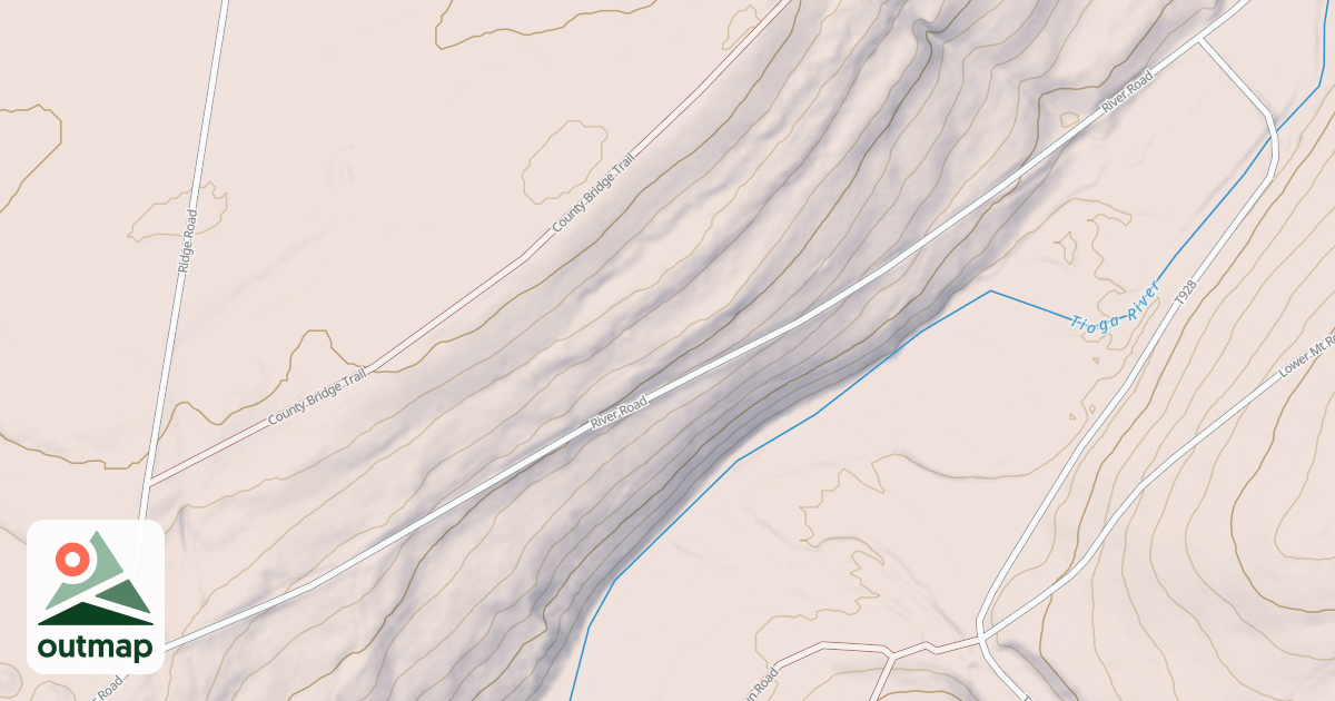 Map of Armenia Mountain Snowmobile Trails