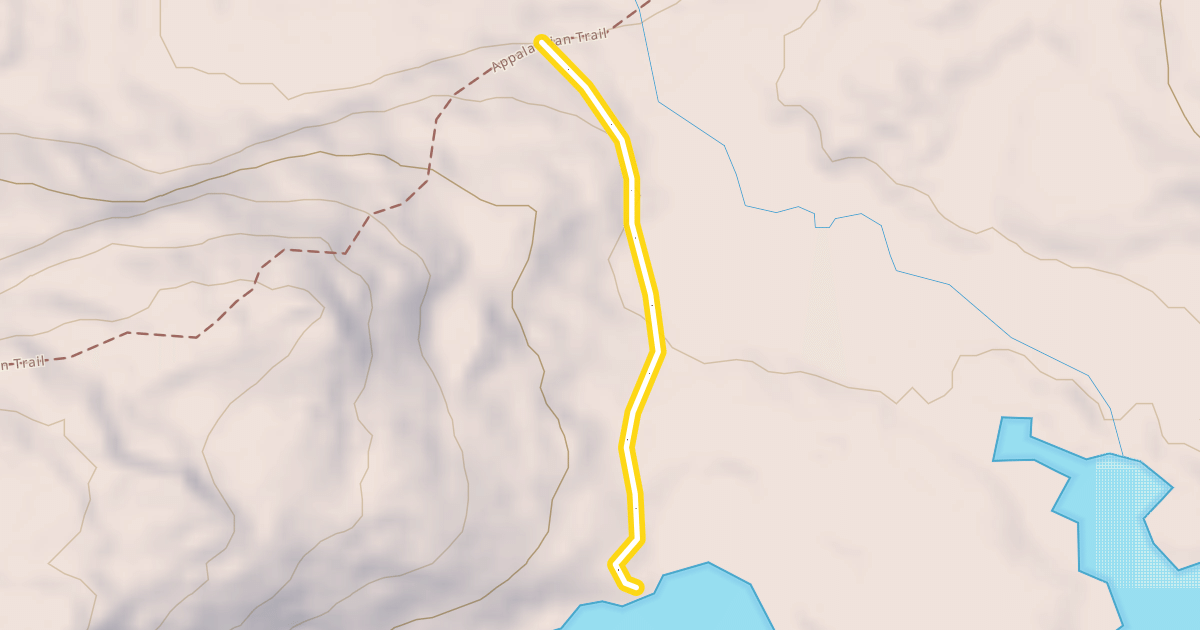 Map preview of West Charback Pond Trail