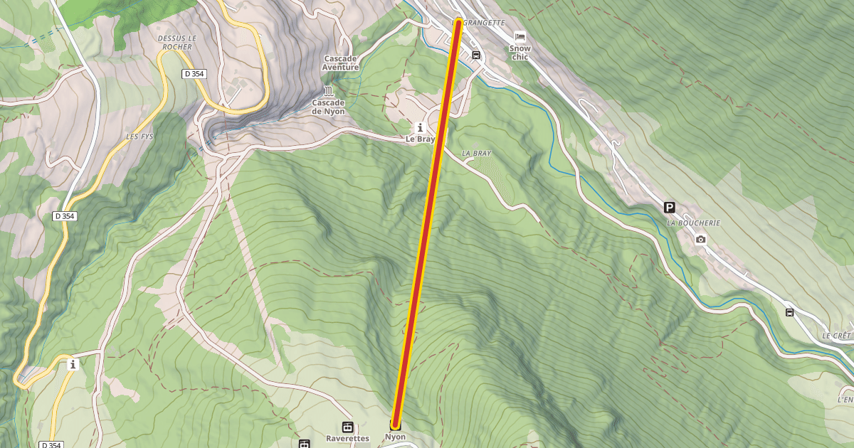 Map preview of Nyon