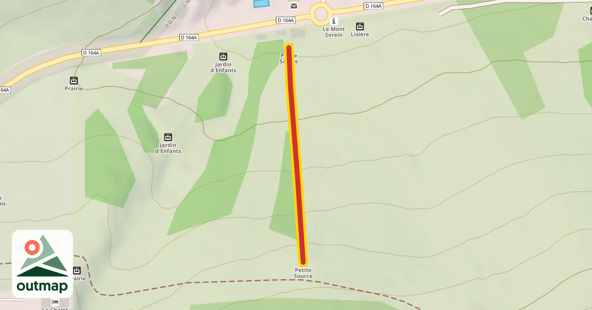 Map of Petite Source