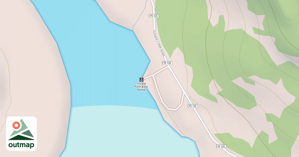 Map of TRICKLE PARK BOATRAMP