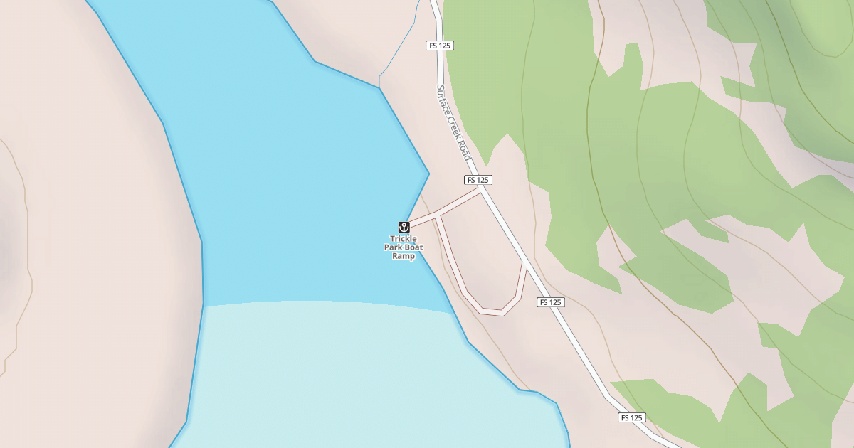 Map preview of TRICKLE PARK BOATRAMP