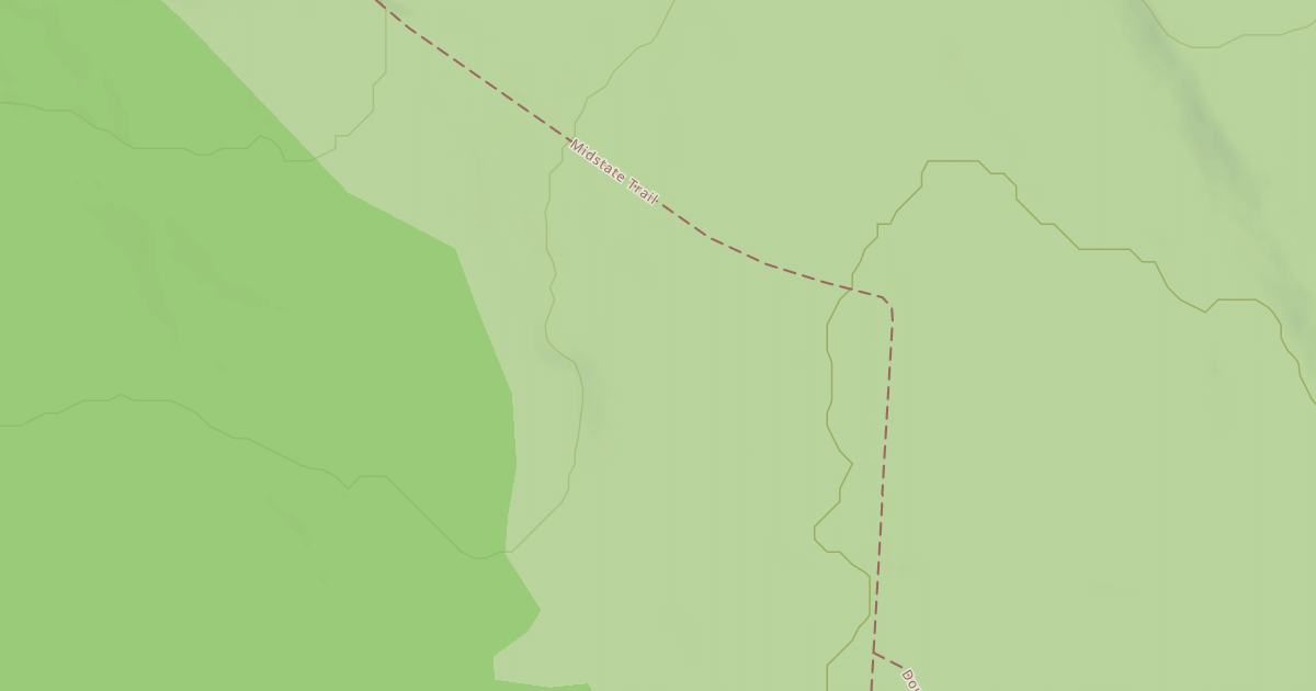 Map preview of Midstate Trail
