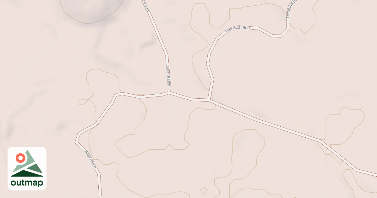 Map of Straight Arrows Trail