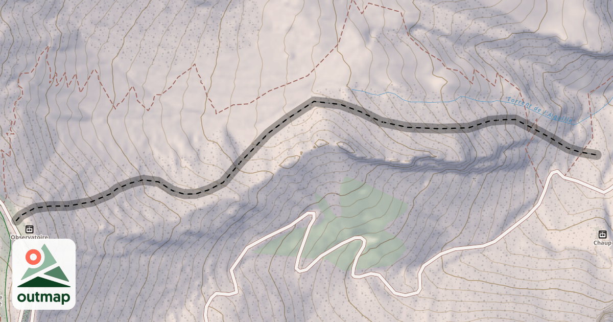 Map of 3 Évêchés - Tracé alternatif