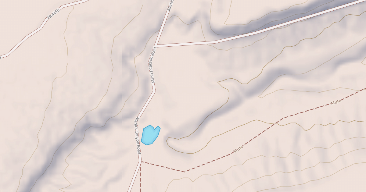 Map preview of USFS Motor Vehicle Use Map Roads {A7F7402B-87F3-462A-9DD3-8AF9B0445815}
