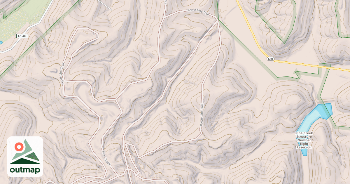Map of Powerline Trail