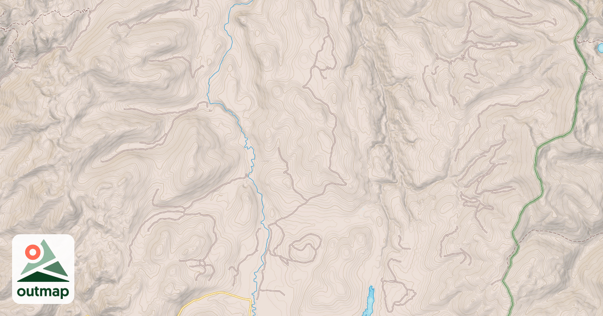 Map of HORN CREEK