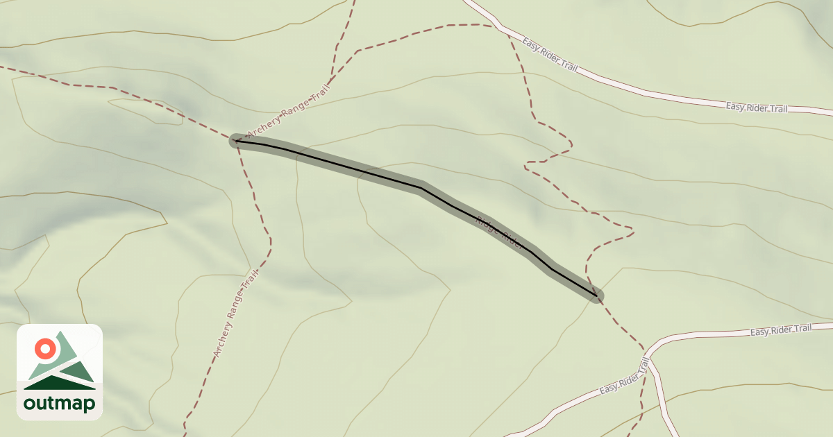 Map of Ridge Rider
