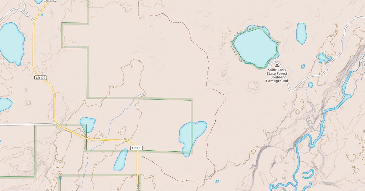 Map preview of Matthew Lourey State Trail