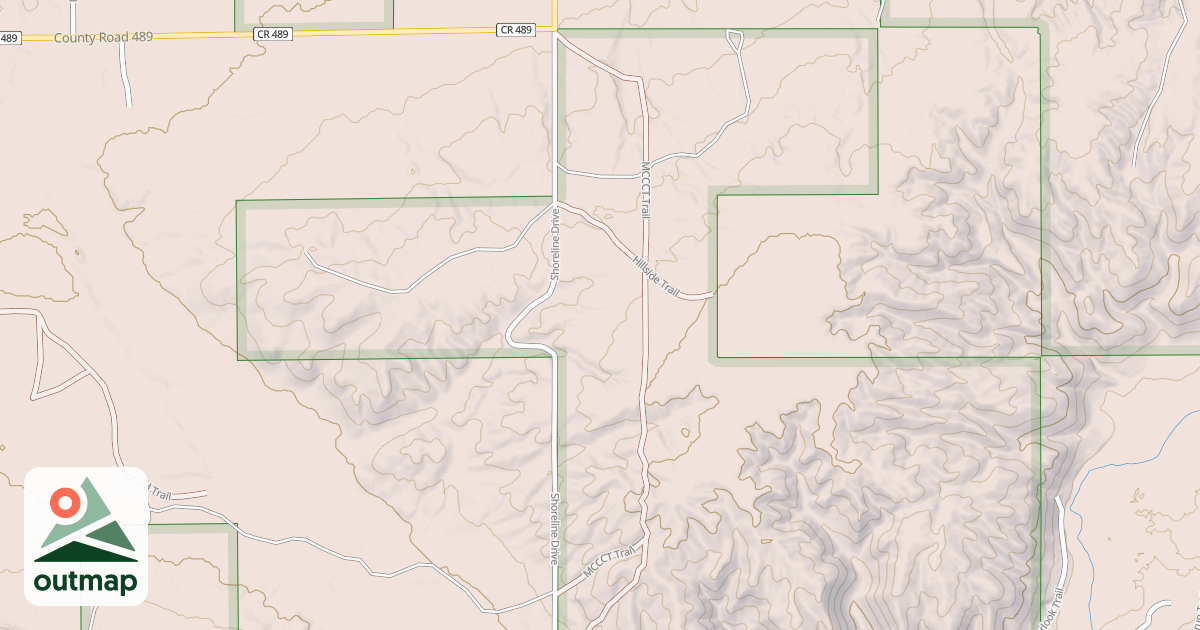 Map of Atlanta To Hunt Creek Mccct