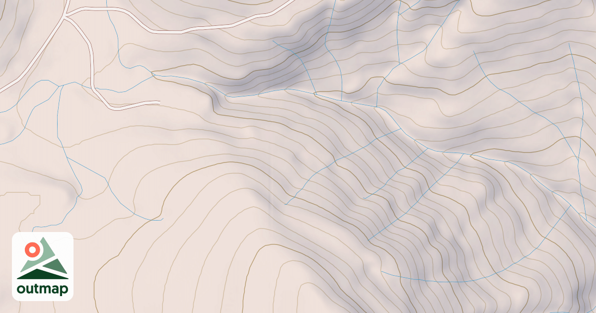 Map of COOKS CANYON