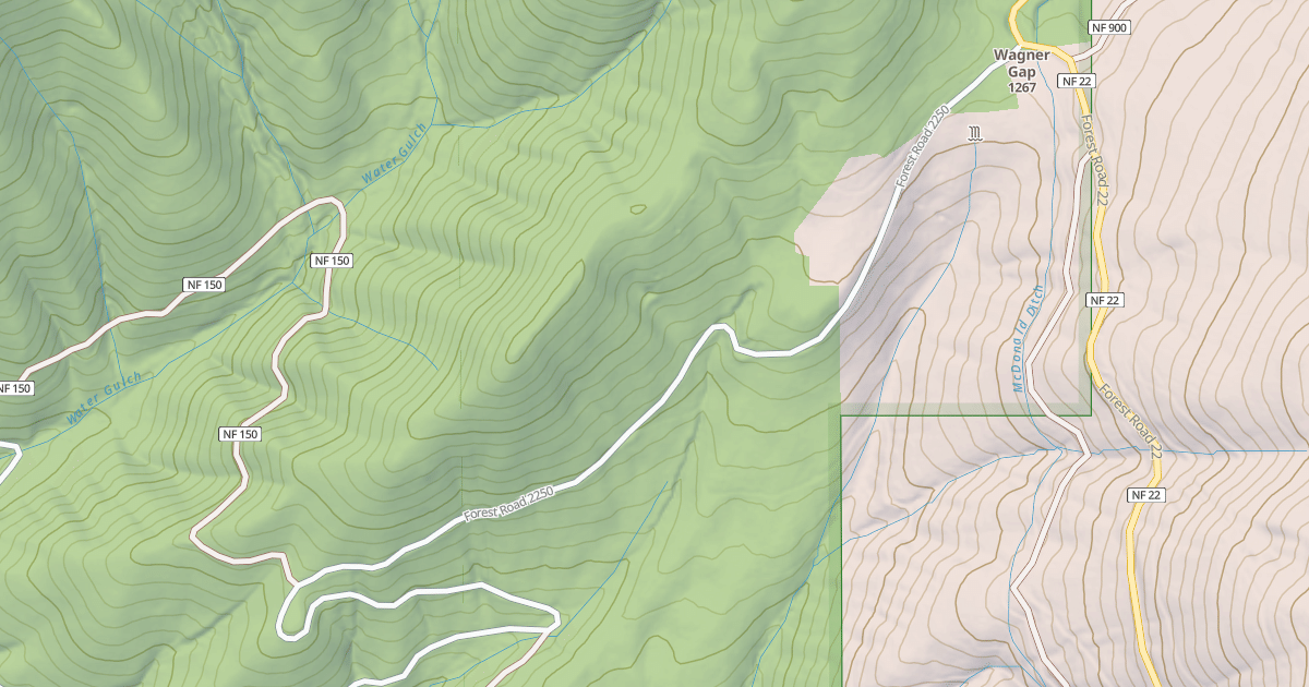 Map preview of USFS Motor Vehicle Use Map Roads {08AC2D95-9889-45FD-BD36-1D93CC447606}