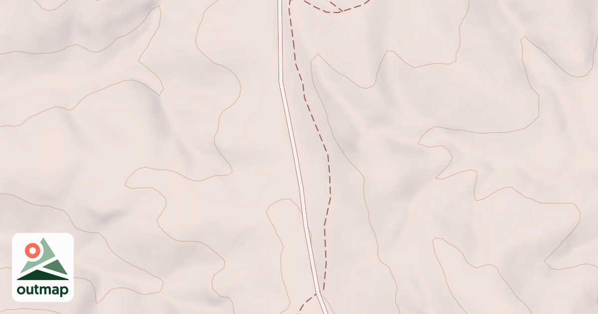 Map of Gar Blevins Multiple Use Trail (Aka Gar Blevins Road) (Segment A)