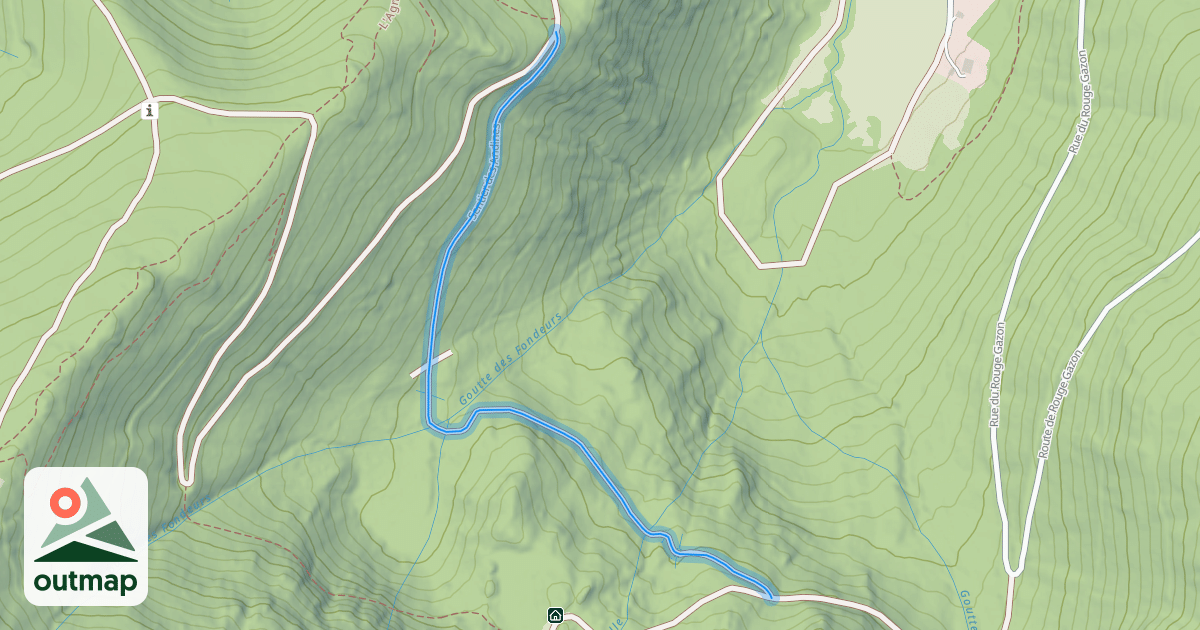 Map of Sentier des Andines
