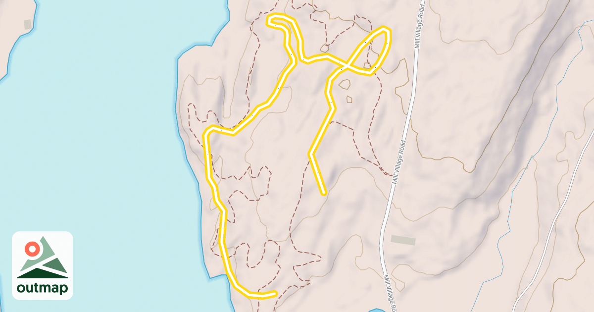 Map of Upper Fox Run