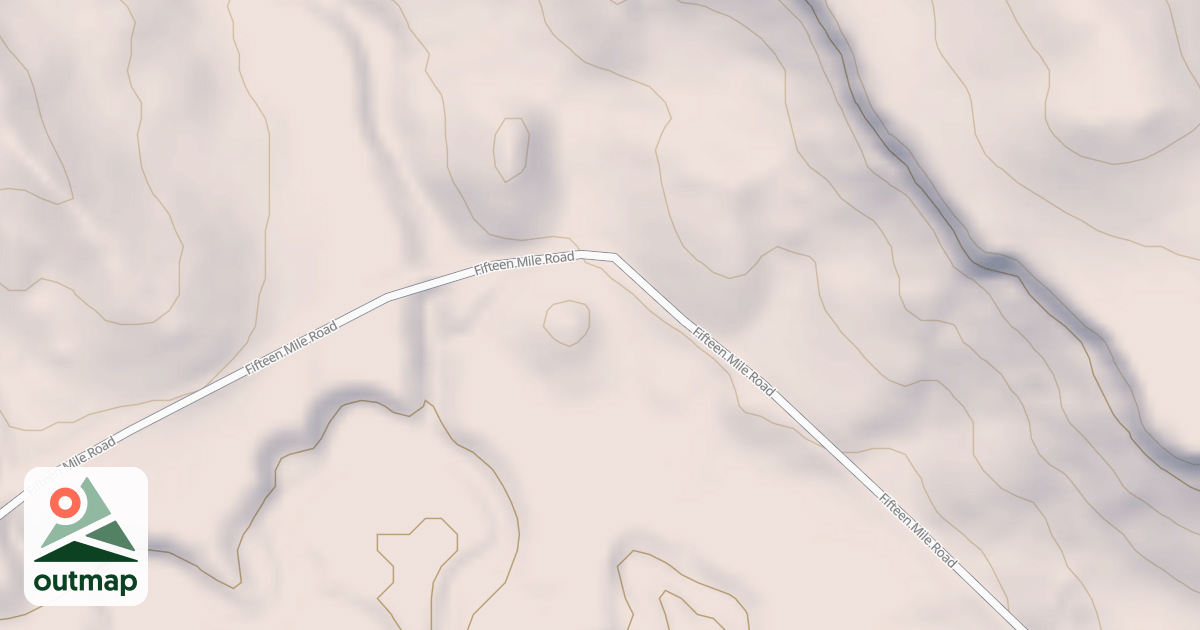Map of FIFTEEN MILE