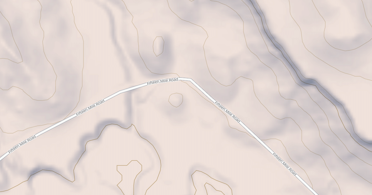 Map preview of FIFTEEN MILE