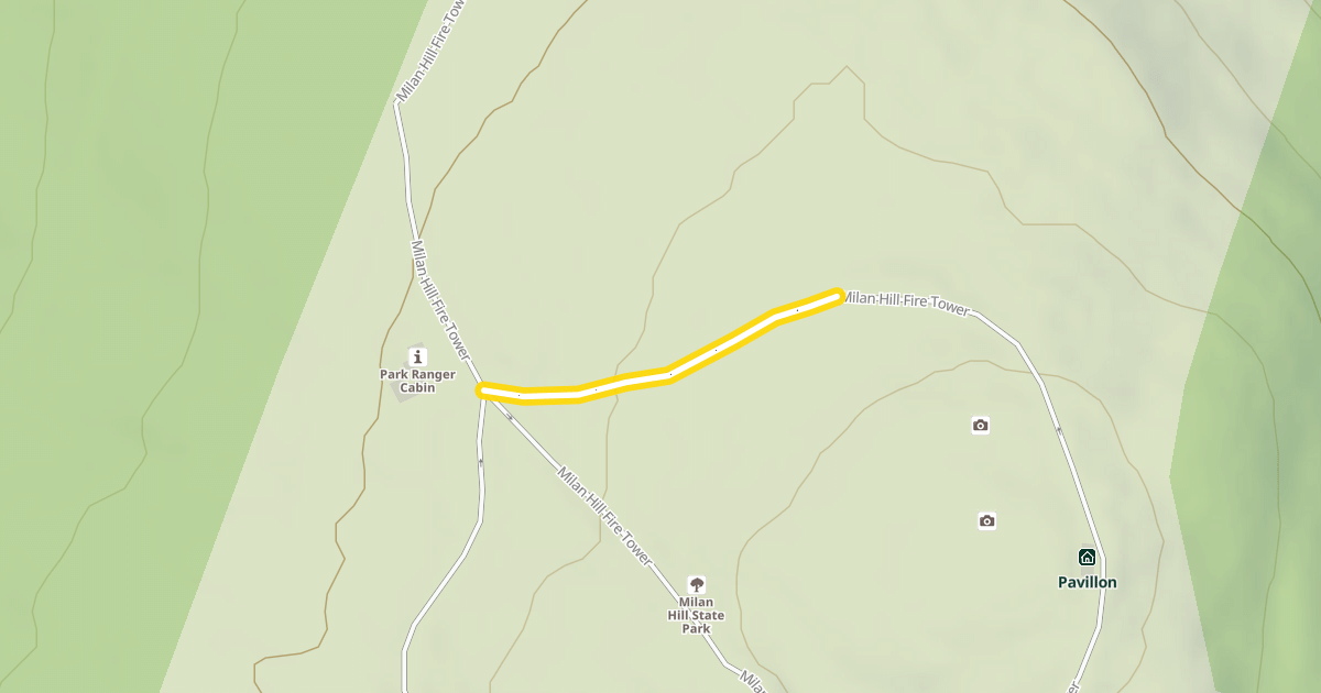 Map preview of Milan Hill Fire Tower