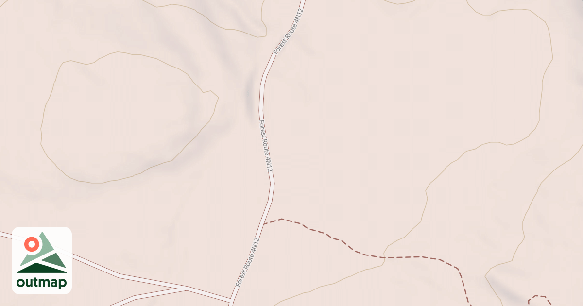 Map of USFS Motor Vehicle Use Map Trails 244144010602