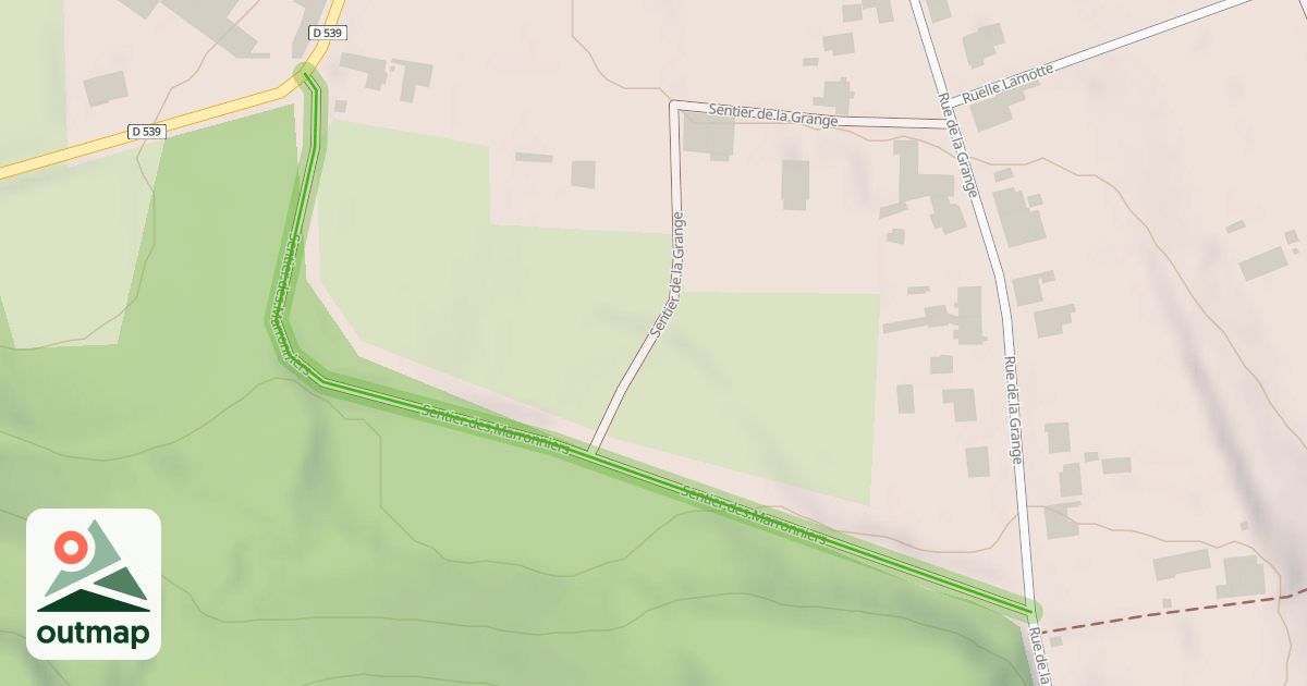 Map of Sentier des Marronniers