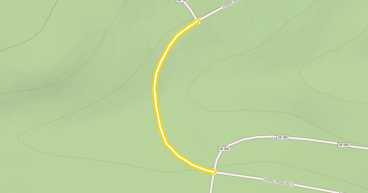 Map preview of Forest Road 4615