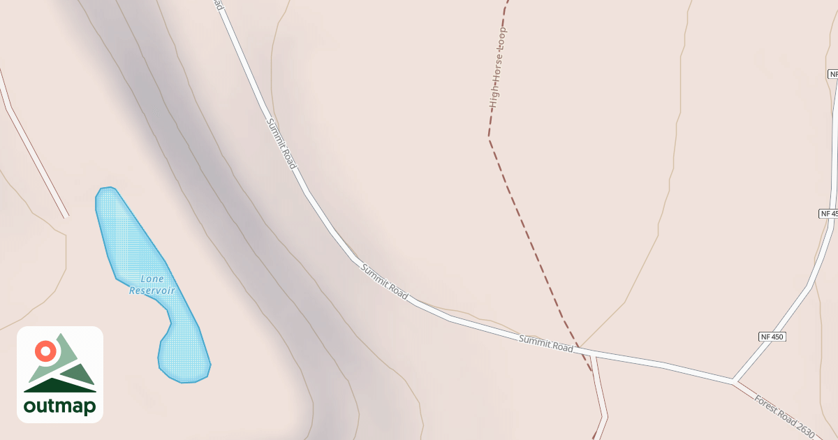 Map of USFS Motor Vehicle Use Map Roads {7C722982-DC3F-4896-B86B-AD2BB10E59B2}