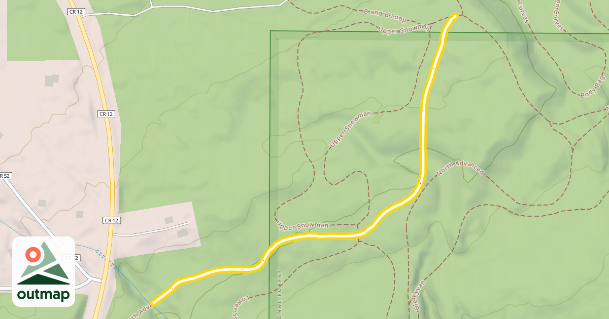 Map of North Advanced
