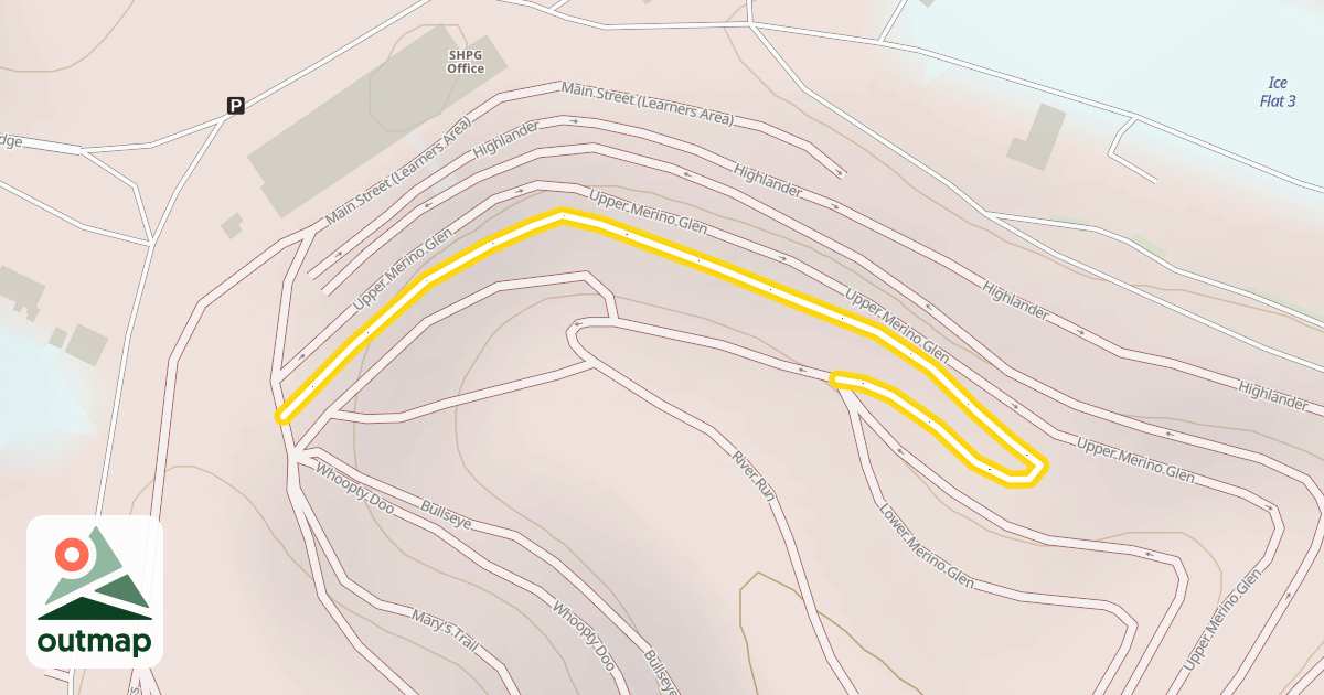 Map of Lower Merino Glen