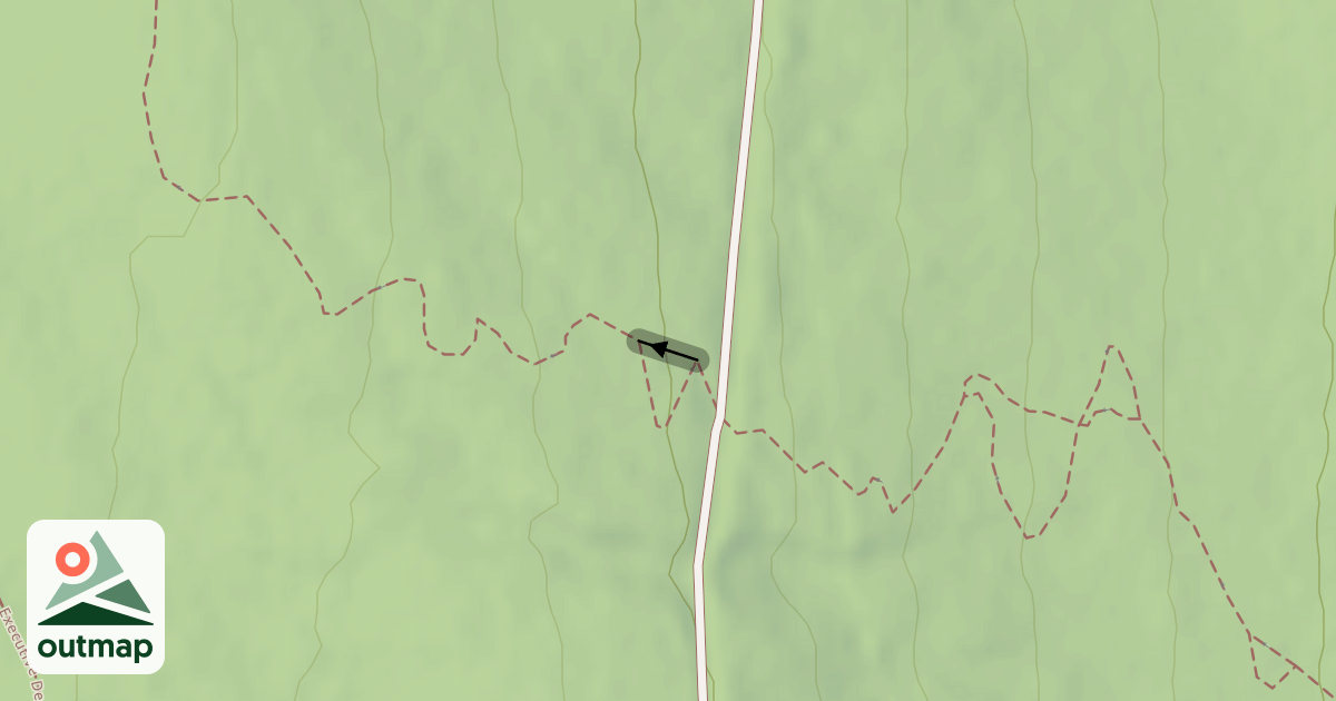 Map of Pacific Climbing Trail (PCT) Optional