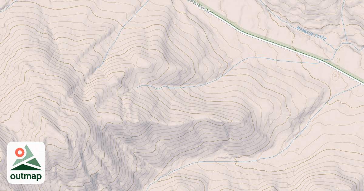 Map of ADAMS CANYON