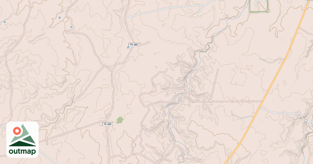 Map of USFS National Forest System Roads {19C6DDFE-9887-4974-A80B-C71FD8C36039}