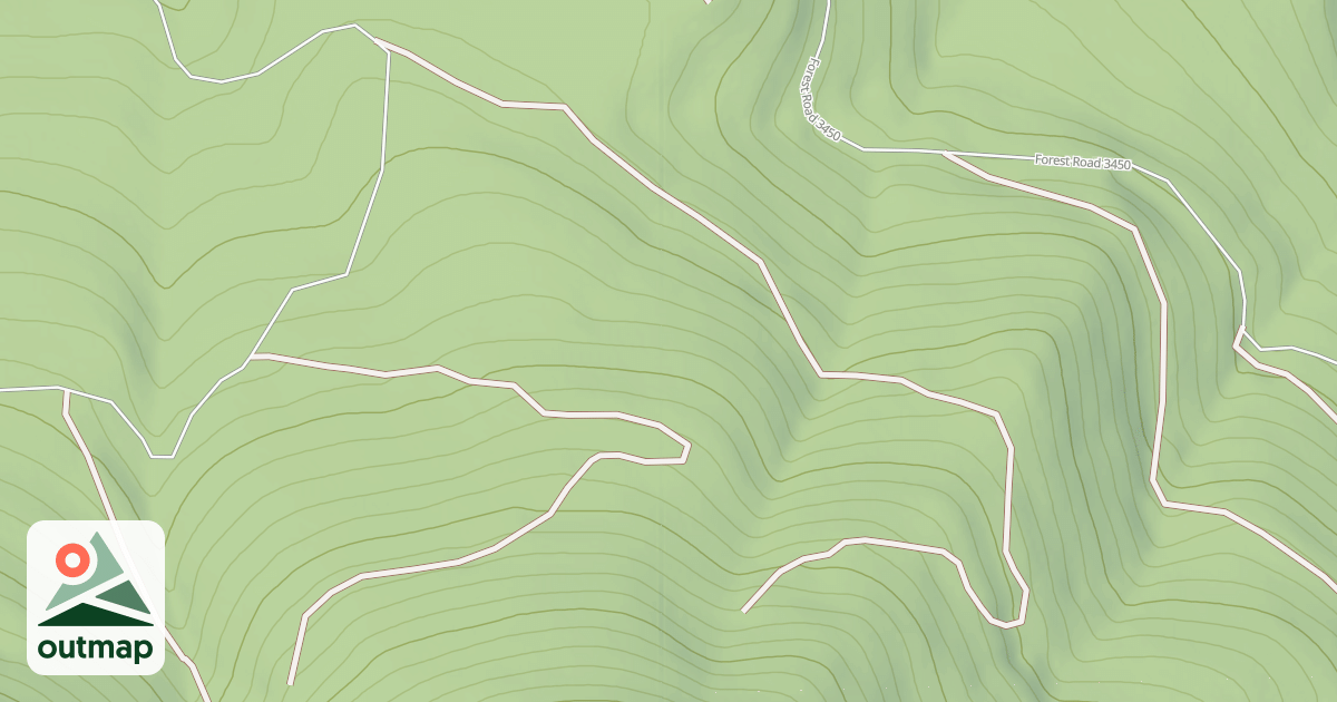 Map of USFS Motor Vehicle Use Map Roads {057657BF-FF23-4E3B-8BF3-1892038ABF51}