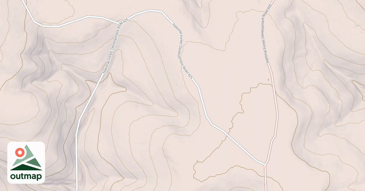 Map of USFS National Forest System Roads {64F7AC40-F275-49F1-97F3-5505F4CB7893}