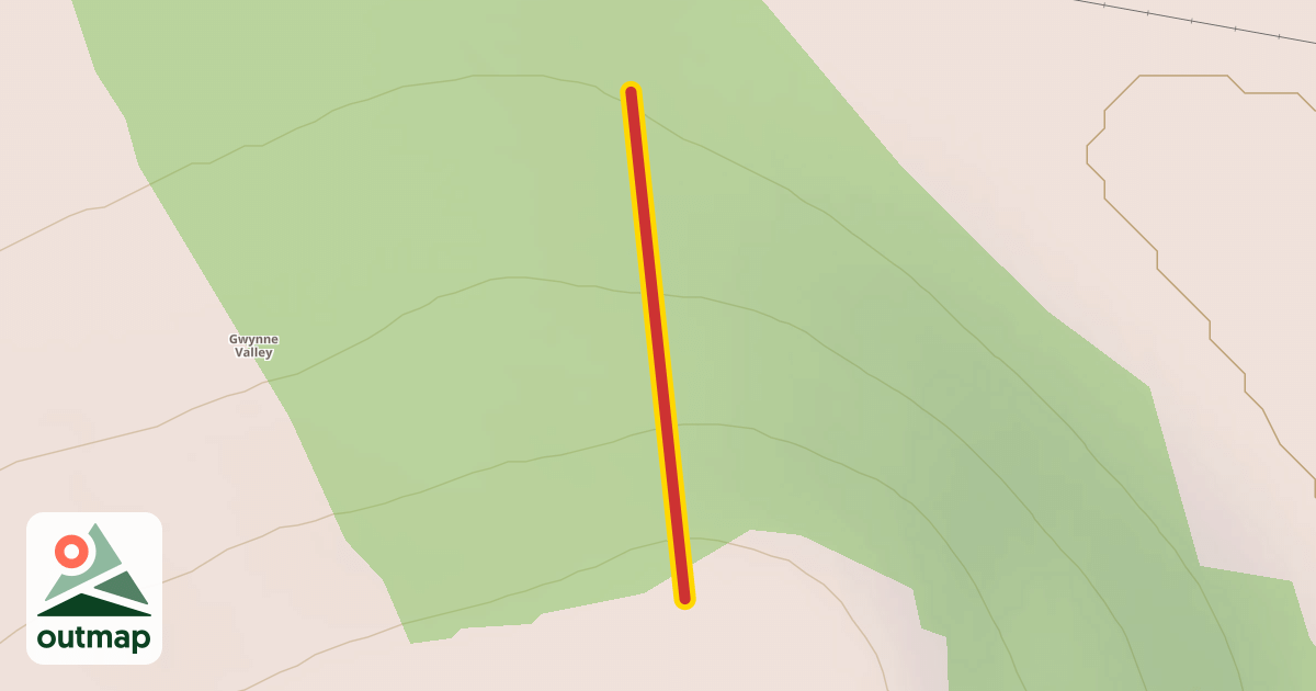 Map of T-Bar (Harusch)