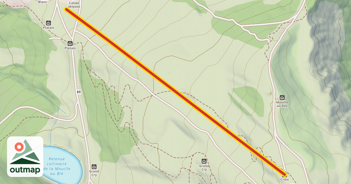 Map of Croix