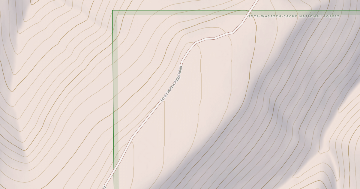 Map preview of BROAD HOLLOW RIDGE