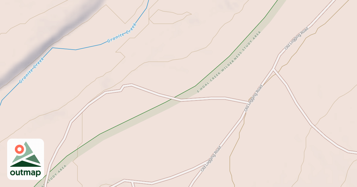 Map of JACK PINE DISPERSED REC SITE B